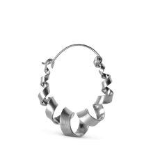 Billede af Jane Kønig Curly Hoop ørering sølv (1stk) højre