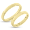 Billede af Vielses & Forlovelses ringe,oval profil 3,1 * 2,0 mm. 925 s. forgyldt (forgyldning vil blive slidt af ved brug !)