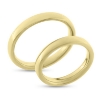 Billede af Vielses & Forlovelses ringe,oval profil 3,1 * 2,0 mm. 925 s. forgyldt (forgyldning vil blive slidt af ved brug !)
