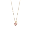 Billede af Julie Sandlau Prime Dusty Rose vedhæng forgyldt sølv rosa krystal