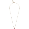 Billede af ENAMEL Copenhagen Amore Red halskæde forgyldt sølv (45 + 5 cm)