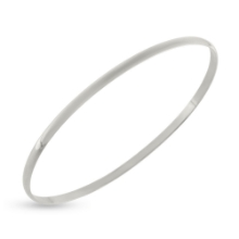Billede af Armring 3,0 mm. ½ rund tråd 925s.