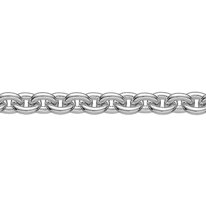 Billede af Kæde anker rund sølv t 0,60/br 2,3mm 42cm