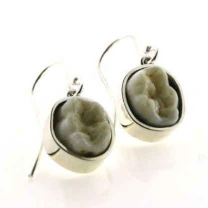 Billede af Tand øreringe, kindtænder 925 s