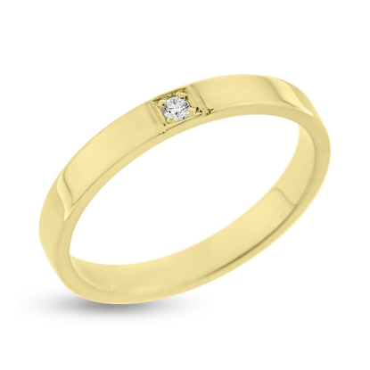 Billede af Alliancering brillant 0,02 w/vs. 14 kt.