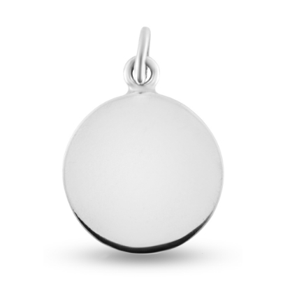 Billede af Classic by Pind rundt vedhæng sølv 