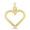 Billede af Vedhæng hjerte, åbent massivt, 14 kt. facon 5,4 gr. (prisen er excl. guld)