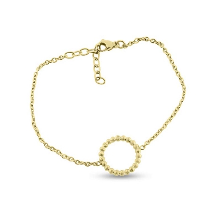 Billede af Armbånd Circles i 14 kt.
