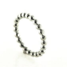 Billede af Ring kugler hele vejen rundt, br. 2,7 mm. massiv, str. 60-69 925 s.