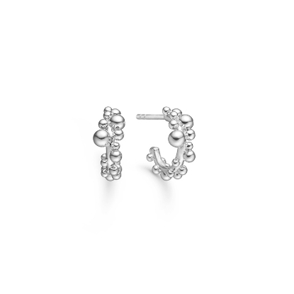 Billede af Mads Z "Bubbles" ørestikker sølv 13mm