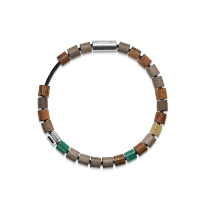 Billede af Mads Z Black Sun Klitmøller sølv armbånd 