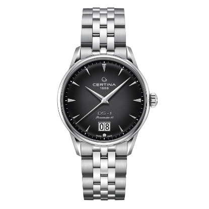 Billede af Certina DS-1 Big Date Automatisk sort rustfrit stål  100 meter