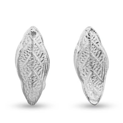 Billede af Ørestikker "Leaves" 925s sølv