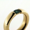 Billede af Ring med smaragd 6*4 mm. 14 kt.