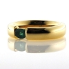 Billede af Ring med smaragd 6*4 mm. 14 kt.