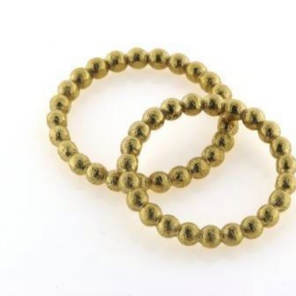 Billede af Vielsesringe kugler hele vejen rundt, br. 2,7 mm. massiv 8 kt.