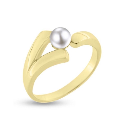 Billede af Ring saltvands perle 4½-5 m/m.