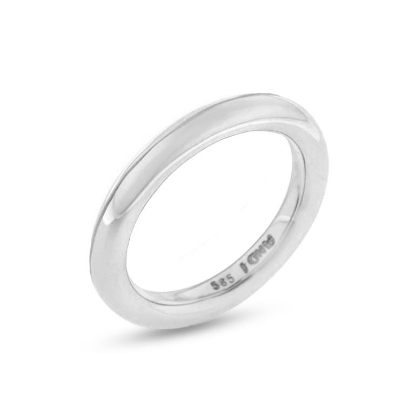 Billede af Ring rund tråd br. 3,2 mm. tk. 2,6 mm. 925s