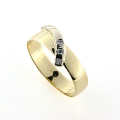 Billede af Ring 3 brill. a  0,02 w/vs 8 kt.