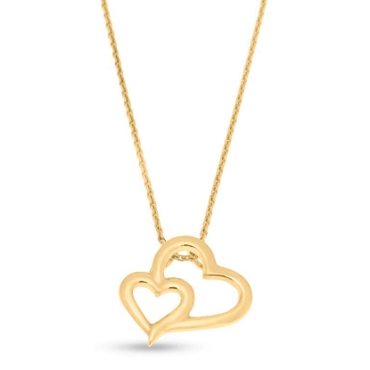 Billede af Vedhæng dobbelt hjerte