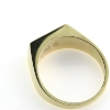 Billede af Herrering m. lukket bund m. plade 9*13mm 8 kt.