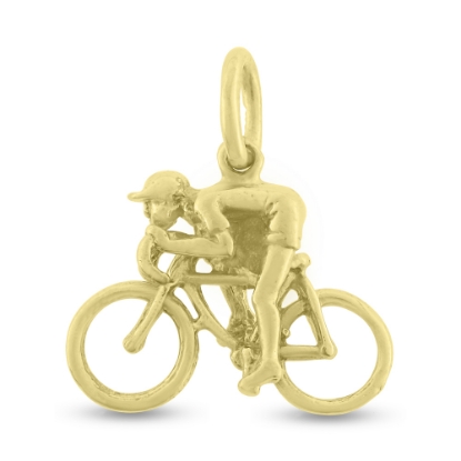 Billede af Vedhæng cykelrytter 8 kt.