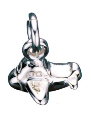 Billede af Scrouples Charms sølv flyver