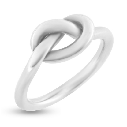 Billede af Ring m. knude (knob) 925s