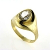 Billede af Ring m. oval syn sten 9*7 mm 14 kt