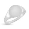 Billede af ByPind Pladering Signet 10,5 mm. sølv str. 59