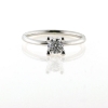 Billede af Ring fattet med brill. 0,40 w/vs. 4 grab. fatning 14 kt. hvg.