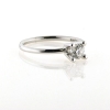 Billede af Ring fattet med brill. 0,40 w/vs. 4 grab. fatning 14 kt. hvg.