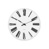 Billede af Arne Jacobsen vægur - Roman - hvid/sort - 29 cm