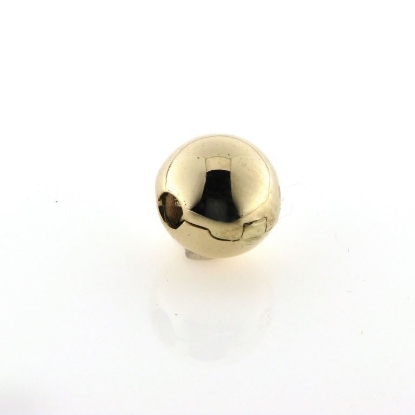Billede af Kuglelås 10 m/m. 14 kt. facon + 2,6 gr. (prisen er excl. guld)