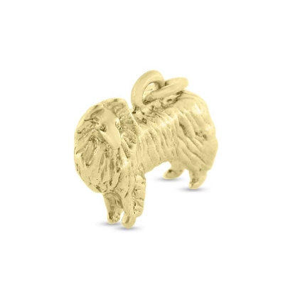 Billede af Vedhæng collie hund (lg. 19 mm.) 8 kt facon 8,3 gr. (prisen er excl. guld)