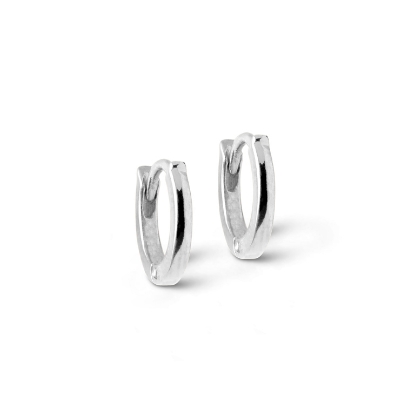 Billede af *ENAMEL Copenhagen Classic hoops sølv (6mm)
