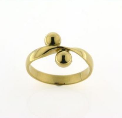 Billede af Ring m. 2 stk. 4,5 m/m. kugler