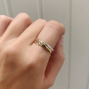 Billede af Ring 3 i en, 2,0 mm. 14 kt. (-59)
