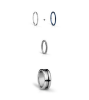 Billede af Bering ring Arctic Symphony poleret rosé guld - str. 52 (6)