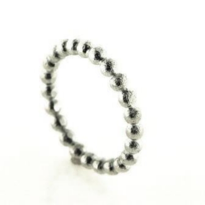 Billede af Ring kugler hele vejen rundt, br. 2,7 mm. massiv, Priser FRA