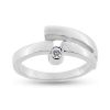 Billede af Ring m. brill 0,04 w/vs 14 kt hvg