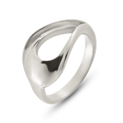 Billede af Ring "Open Split" 925s sølv