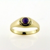 Billede af Ring 5 mm cabochon sleben sten 14 kt. facon 3,3 gr. (prisen er excl. guld)