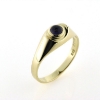 Billede af Ring 5 mm cabochon sleben sten 14 kt. facon 3,3 gr. (prisen er excl. guld)