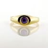 Billede af Ring 5 mm cabochon sleben sten 14 kt. facon 3,3 gr. (prisen er excl. guld)