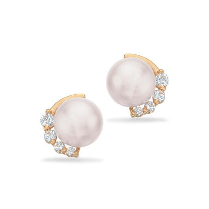 Billede af Ørepynt fkp. cubic zir. 8 kt.