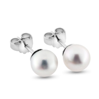 Billede af Sølv 925s Ørestik fv. kulturperle fra 2,0 til 10 mm. SE VARIANTER pris fra