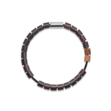 Billede af Mads Z Black Sun "Surf Pool" kampagne armbånd sølv str. 21 cm