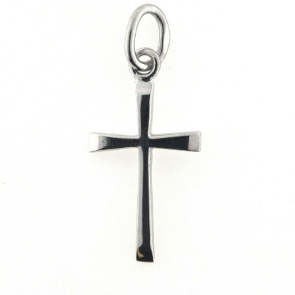 Billede af Vedhæng kors 13*20 m/m 14 kt hvg