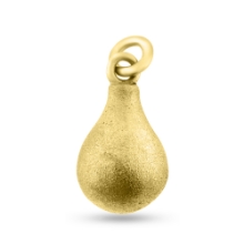 Billede af Vedhæng dråbe masiv (hj. 17,4 , ty. 12  mm) 8 kt. 